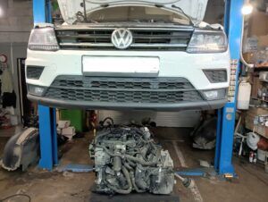 Ремонт двигателя Фольксваген Тигуан 2,0 TSI CZPA с заменой поршневой группы: устраняем масложор - в разы увеличиваем ресурс мотора